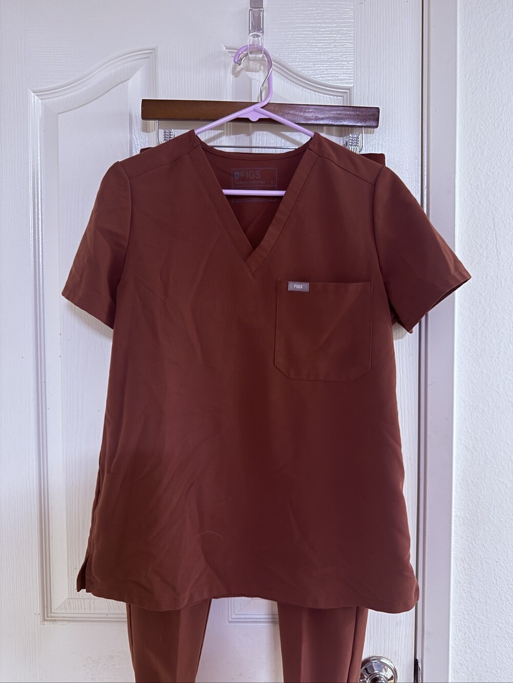Figs Technical Collection Scrub Set - Terra Cotta